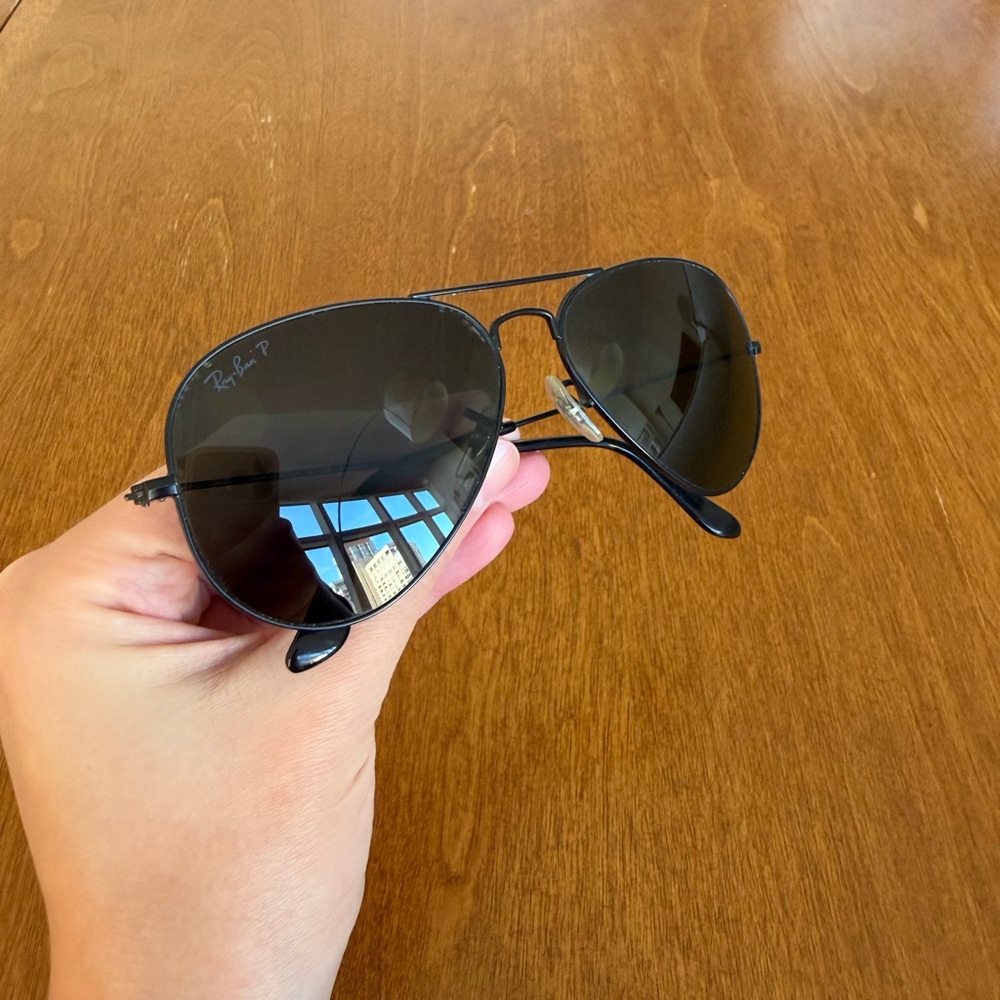 Ray-Ban Black Aviator Sunglasses